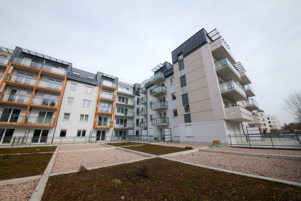 Teren osiedla Na Krzyckiej we Wrocławiu